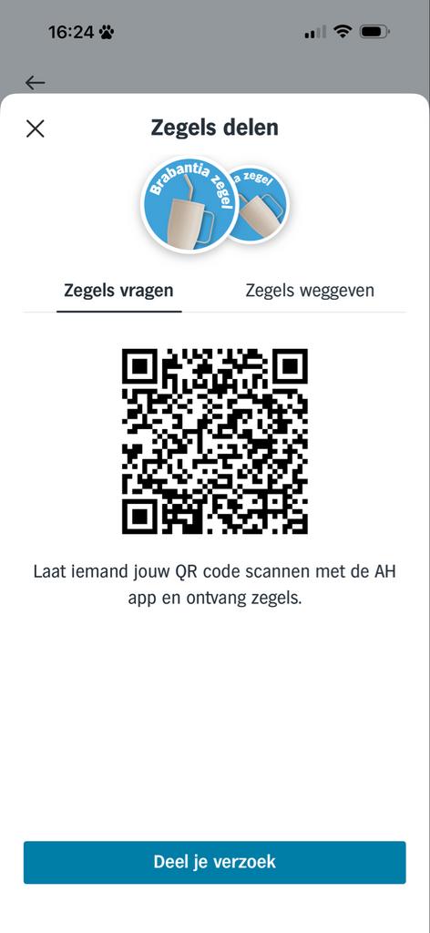 Brabantia zegels voor AH app, Verzamelen, Albert Heijn, Ophalen