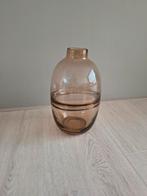 Grote beige glazen vaas, Huis en Inrichting, Woonaccessoires | Vazen, Ophalen, Overige kleuren, Minder dan 50 cm, Glas