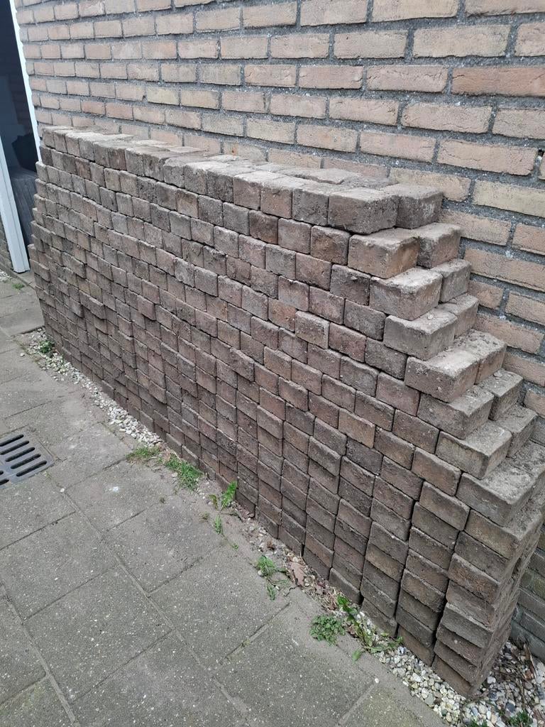 Klinkers 11x11cm - 8 m², Tuin en Terras, Tegels en Klinkers, Gebruikt, Klinkers, Beton, 5 tot 10 m²