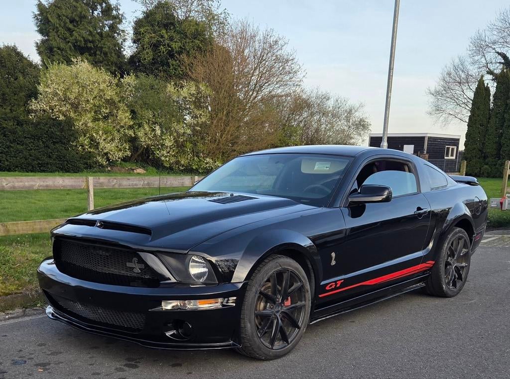 Ford mustang gt shelby, Auto's, Ford, Particulier, Mustang, Benzine, Coupé, Geïmporteerd, Zwart, Leder, Achterwielaandrijving