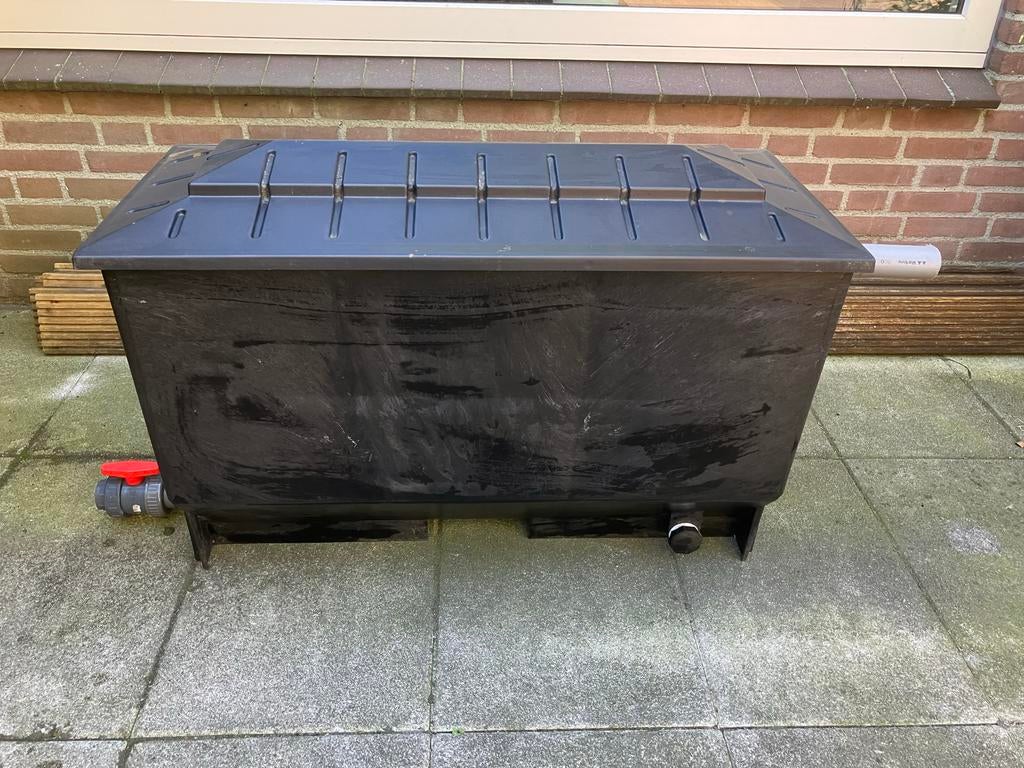 Vijverfilter 3-kamer met filtermedia en deksel, Tuin en Terras, Vijver-toebehoren, Ophalen, Gebruikt, Vijverfilter
