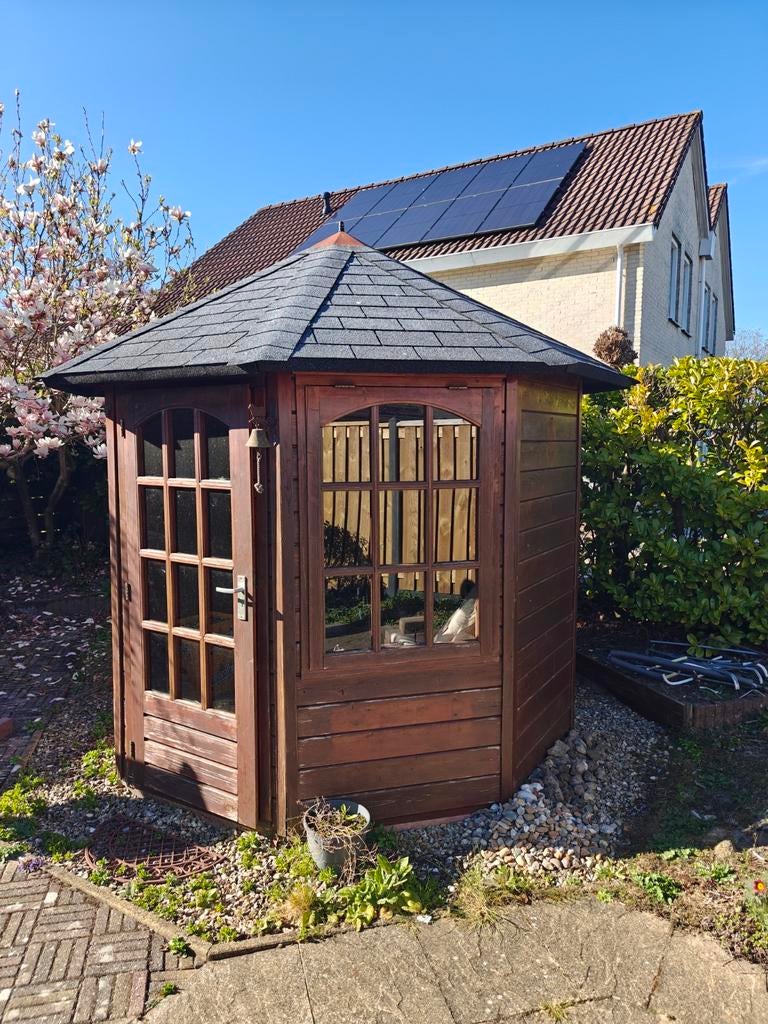 Gratis tuinhuis, Tuin en Terras, Tuinhuizen, Ophalen, 250 tot 500 cm, Hout, 200 tot 400 cm