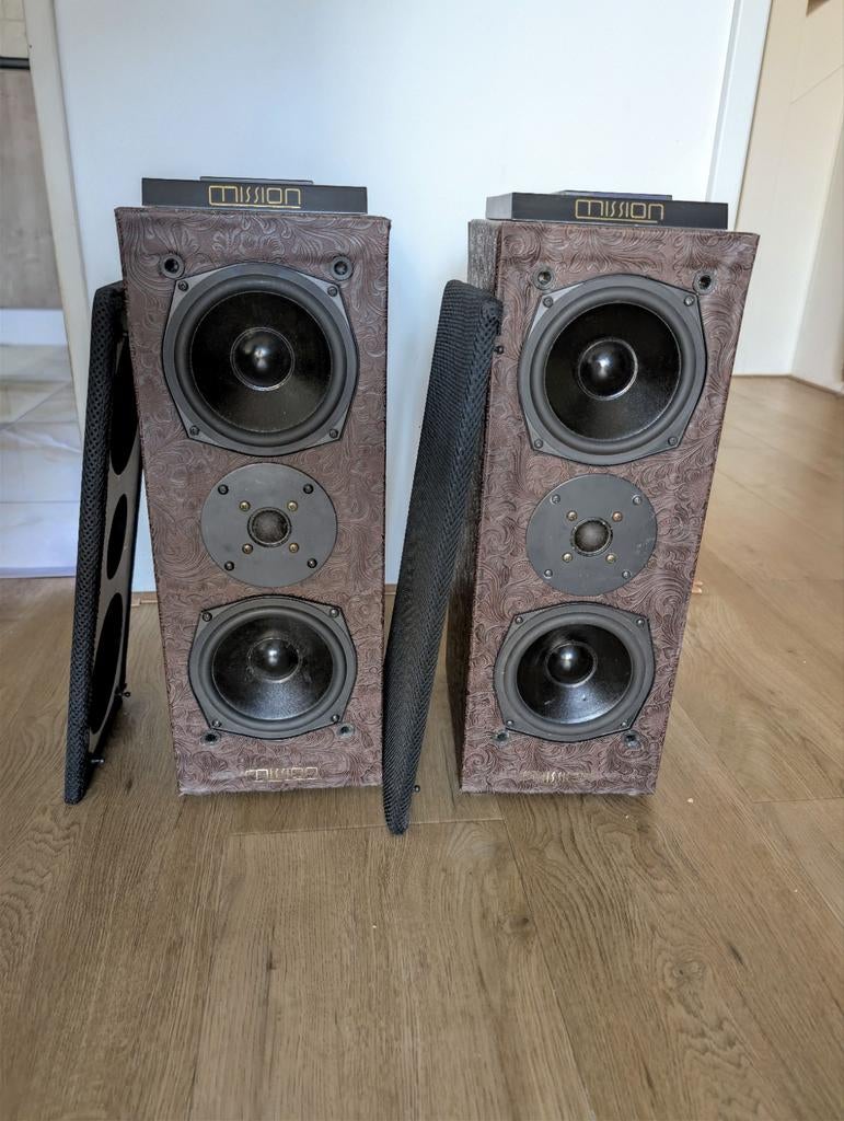 Mission 763 luidsprekers - Krachtig geluid, Overige merken, Gebruikt, Ophalen of Verzenden, 60 tot 120 watt