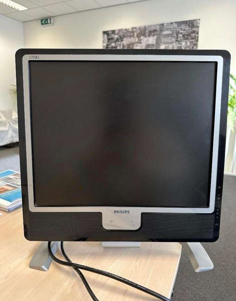 Philips 170X5 Monitor - Goede staat, Ophalen, VGA, Ingebouwde speakers, 60 Hz of minder