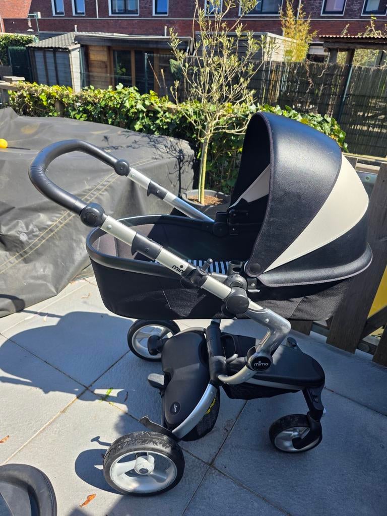 Stijlvolle complete Mima Xari kinderwagen, Gebruikt, Met reiswieg, Ophalen, Kinderwagen