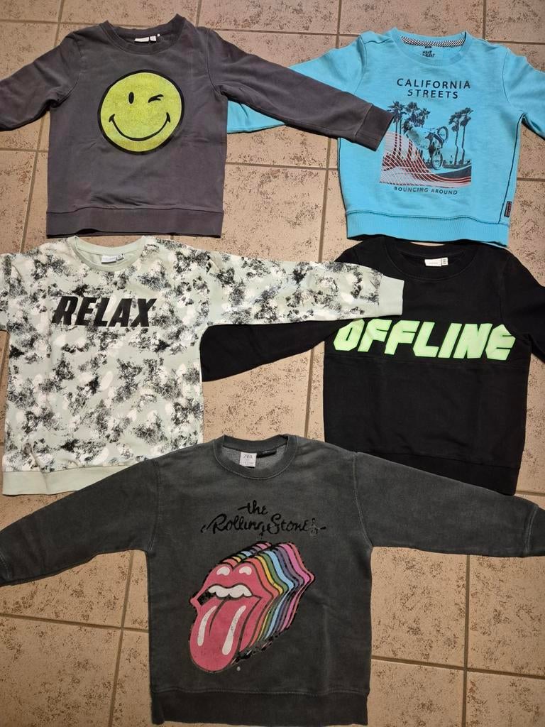 5 mooie sweaters, mt.122-128, Kinderen en Baby's, Kinderkleding | Maat 122, Trui of Vest, Ophalen of Verzenden, Zo goed als nieuw