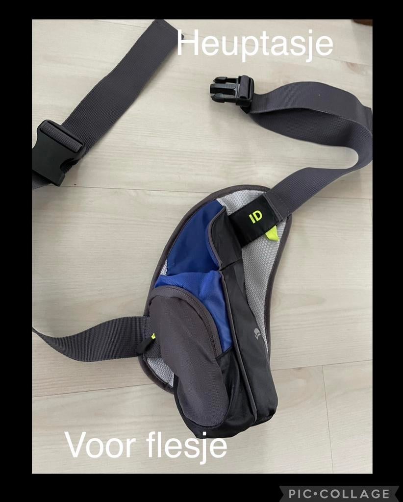 Heuptasje met fleshouder, Ophalen of Verzenden, Zo goed als nieuw, Grijs, Overige merken