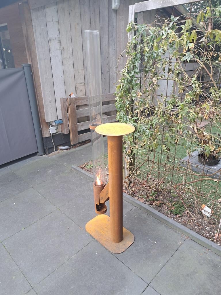 Pellet Terrasverwarmer Flores - Nieuw in verpakking, Ophalen of Verzenden, Nieuw, Gas, Vloer