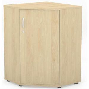 Hoekkast wit eiken, Minder dan 100 cm, 25 tot 50 cm, Gebruikt, Met deur(en)