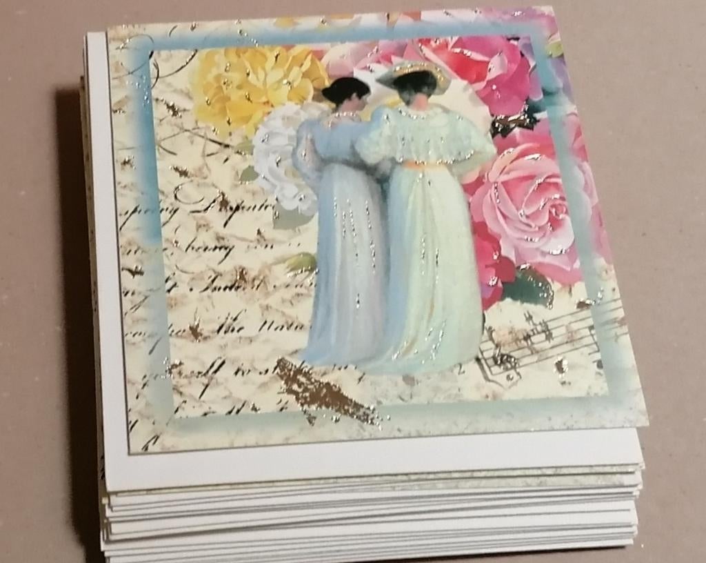 Romantische wenskaarten met enveloppen, Ophalen