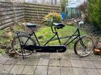 Vintage Tandem Fiets - Klassiek Zwart Model, Ophalen, Minder dan 10 versnellingen, Gebruikt, 51 tot 55 cm