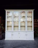 Hoge franse vitrinekast | Oude buffetkast #2541, Niet ingevuld, Met plank(en), 200 cm of meer, Niet ingevuld
