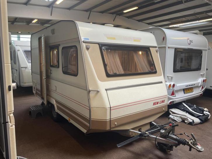 Dethleffs New Line 420 TN, Caravans en Kamperen, Caravans, Bedrijf, tot en met 4, 500 - 750 kg, Treinzit, Dethleffs, Overige typen