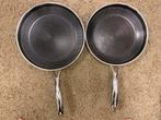 Onyx Hybride antieaanbak koekenpannen 28 en 26 cm geheel RVS, Huis en Inrichting, Keuken | Potten en Pannen, Ophalen of Verzenden
