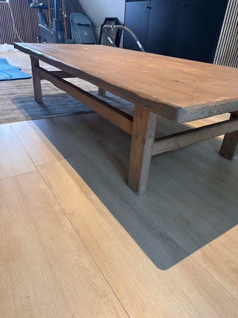 Landelijke houten tafel - 179x78x41 cm, Gebruikt, 150 tot 200 cm, Minder dan 50 cm, Rechthoekig