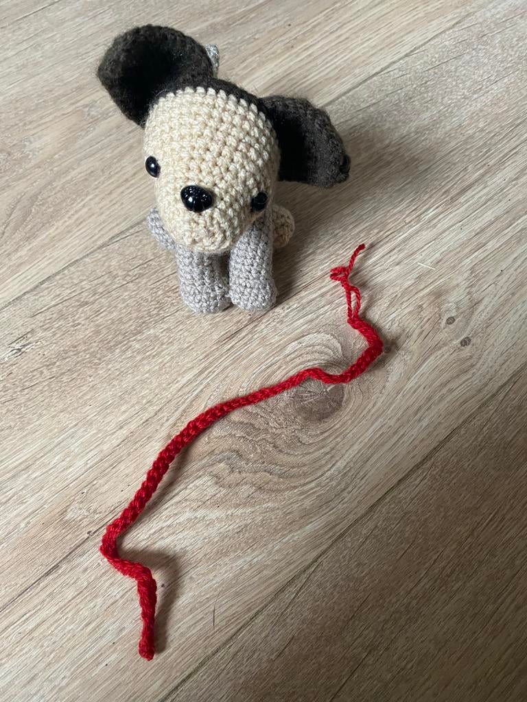 Gehaakte hond, Hobby en Vrije tijd, Breien en Haken, Ophalen of Verzenden, Nieuw, Haken, Overige typen