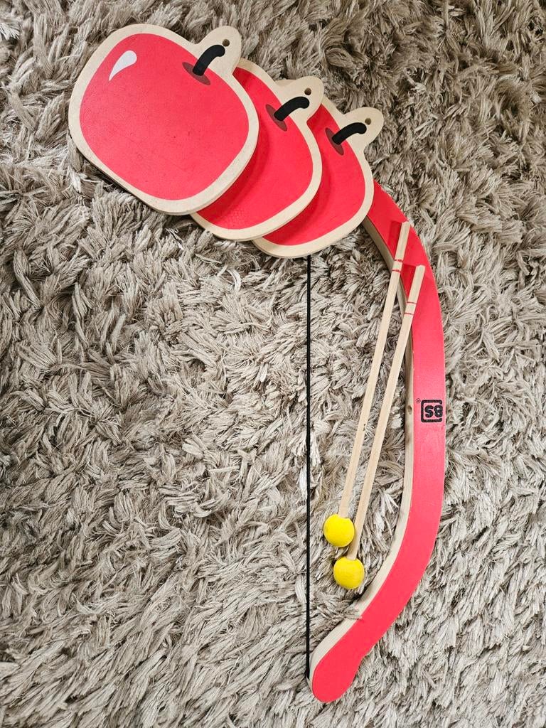 BS Toys Houten Pijl en Boog Set met Appels, Ophalen of Verzenden, Jongen of Meisje