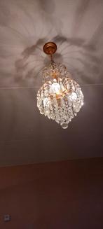 Kroonluchter met glazen pegels, Huis en Inrichting, Lampen | Kroonluchters, Ophalen