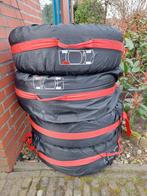 4 VW Golf 7 winterbanden op stalen velgen 195/65 R15, Gebruikt, 15 inch, Banden en Velgen, Personenwagen