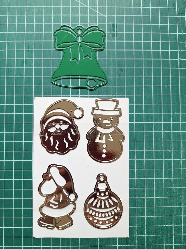 Kerstsnijmallen set (4 stuks) of losse klok, Hobby en Vrije tijd, Knutselen, Ophalen of Verzenden