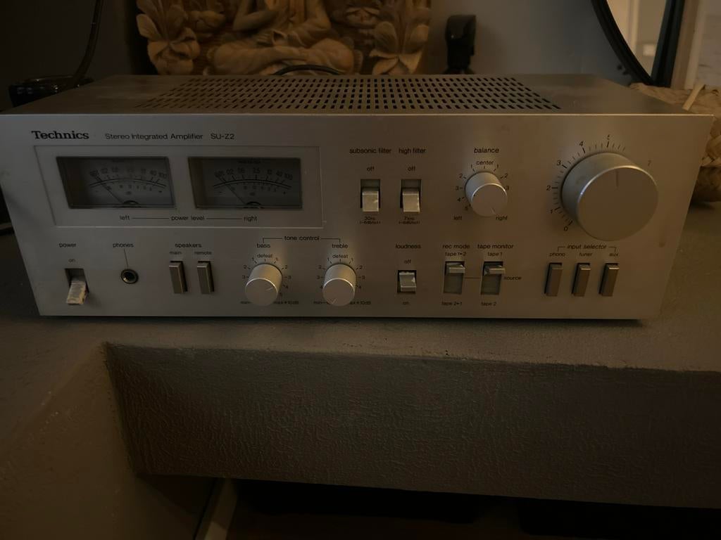 Technics SU-Z2 Stereo Geïntegreerde Versterker, Gebruikt, 60 tot 120 watt, Stereo, Ophalen