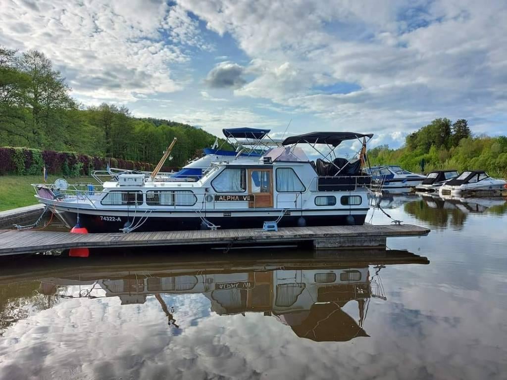 Motoryacht Hooveld 1000 AK, Watersport en Boten, Motorboten en Motorjachten, Ophalen, Gebruikt, Staal, Diesel