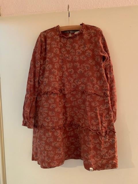 Koraalkleurige jurkje van de Noppies. Maat 122, Kinderen en Baby's, Kinderkleding | Maat 122, Meisje, Ophalen of Verzenden, Zo goed als nieuw