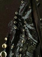 J615 Monari maat 42/44=L katoenen vest vestje zwart, Kleding | Dames, Truien en Vesten, Monari, Zwart, Maat 42/44 (L), Ophalen of Verzenden