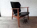 Vintage retro fauteuil Louis van Teeffelen Webe jaren 50., Ophalen, Zo goed als nieuw, Vintage retro jaren 50-60 Louis van Teeffelen voor Webe.