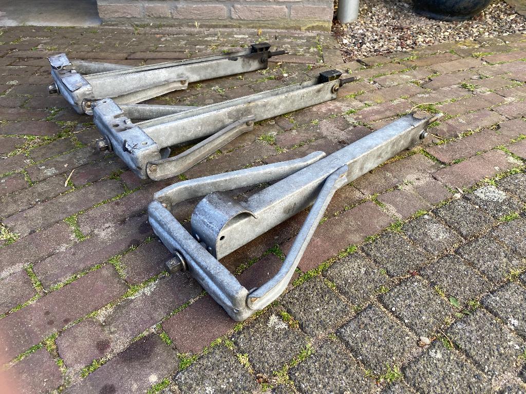 Caravan poten AL-KO, Caravans en Kamperen, Caravan accessoires, Ophalen, Gebruikt