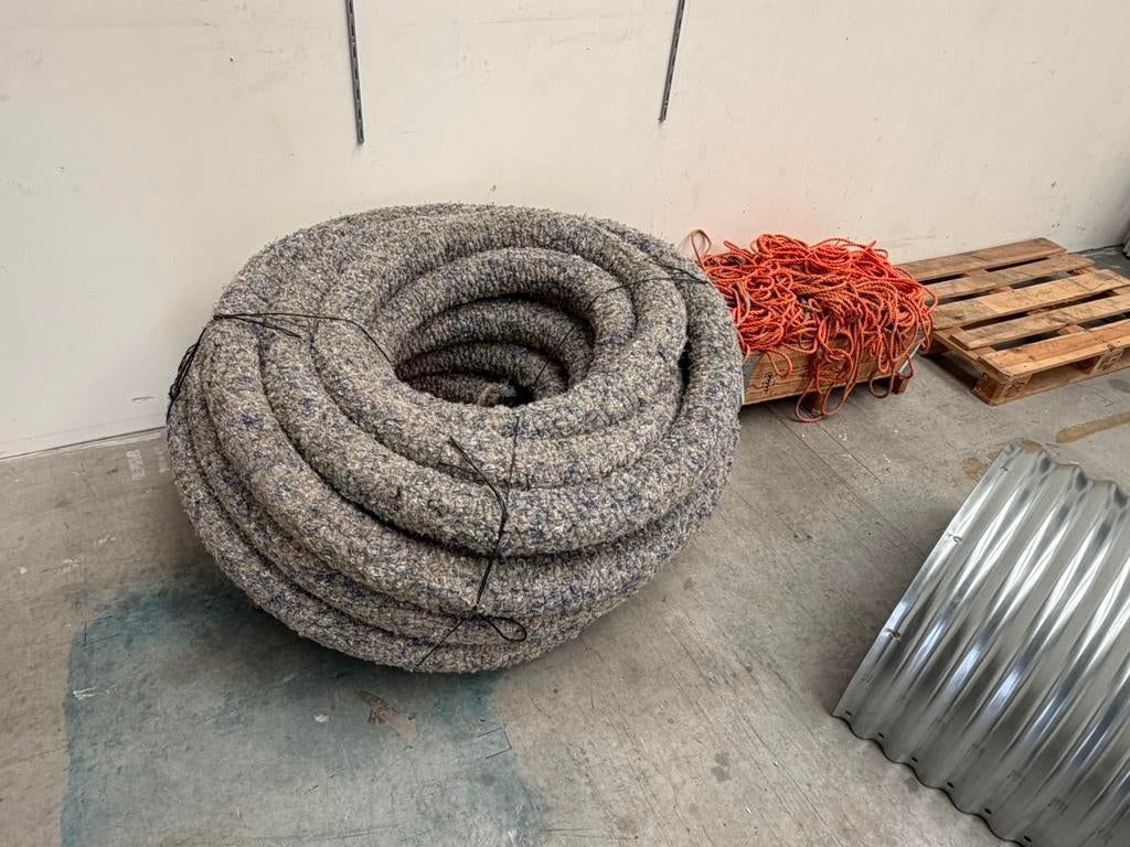 Rol drainaigeslang 100mm dik drainagebuis ongebruikt, Ophalen, Pvc, 6 meter of meer, Overige typen