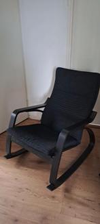 Ikea Poang schommelstoel, zwart. Nieuwstaat. Babykamer, Huis en Inrichting, Fauteuils, Ophalen of Verzenden, Zo goed als nieuw