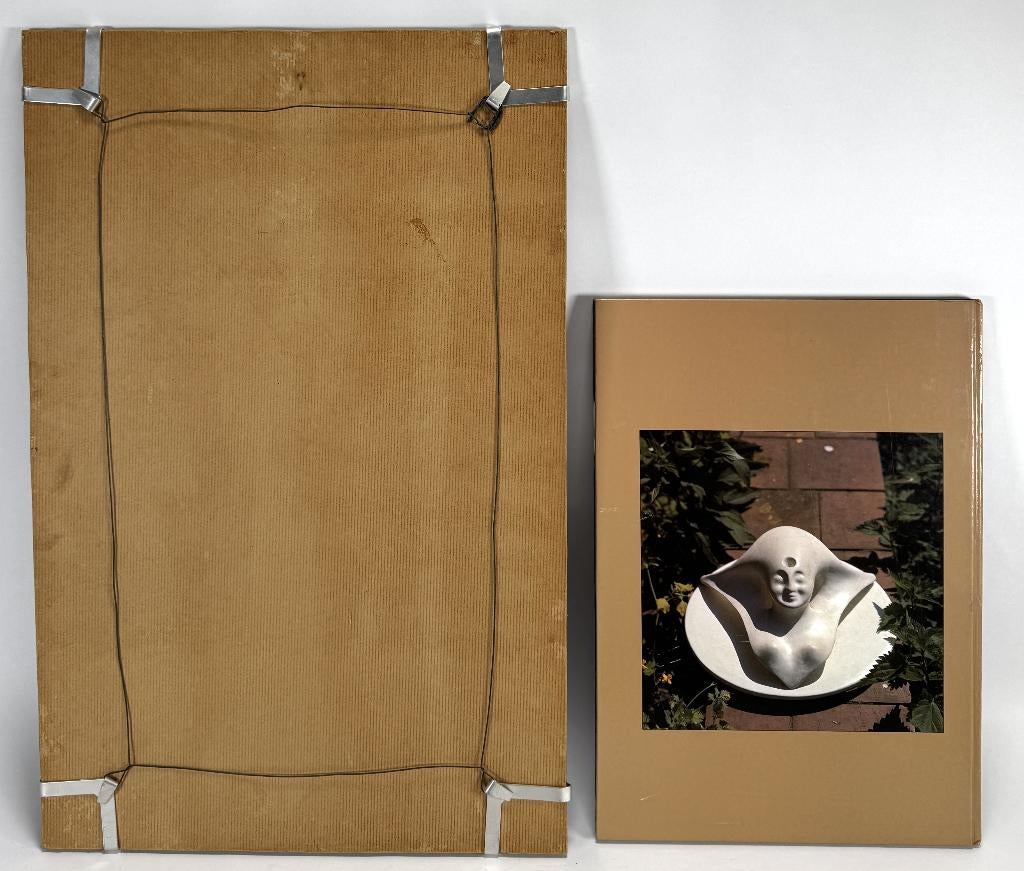 709. Tekening en kunstboek, Willem Jonker - portret, 1967, Antiek en Kunst, Kunst | Schilderijen | Klassiek, Ophalen of Verzenden