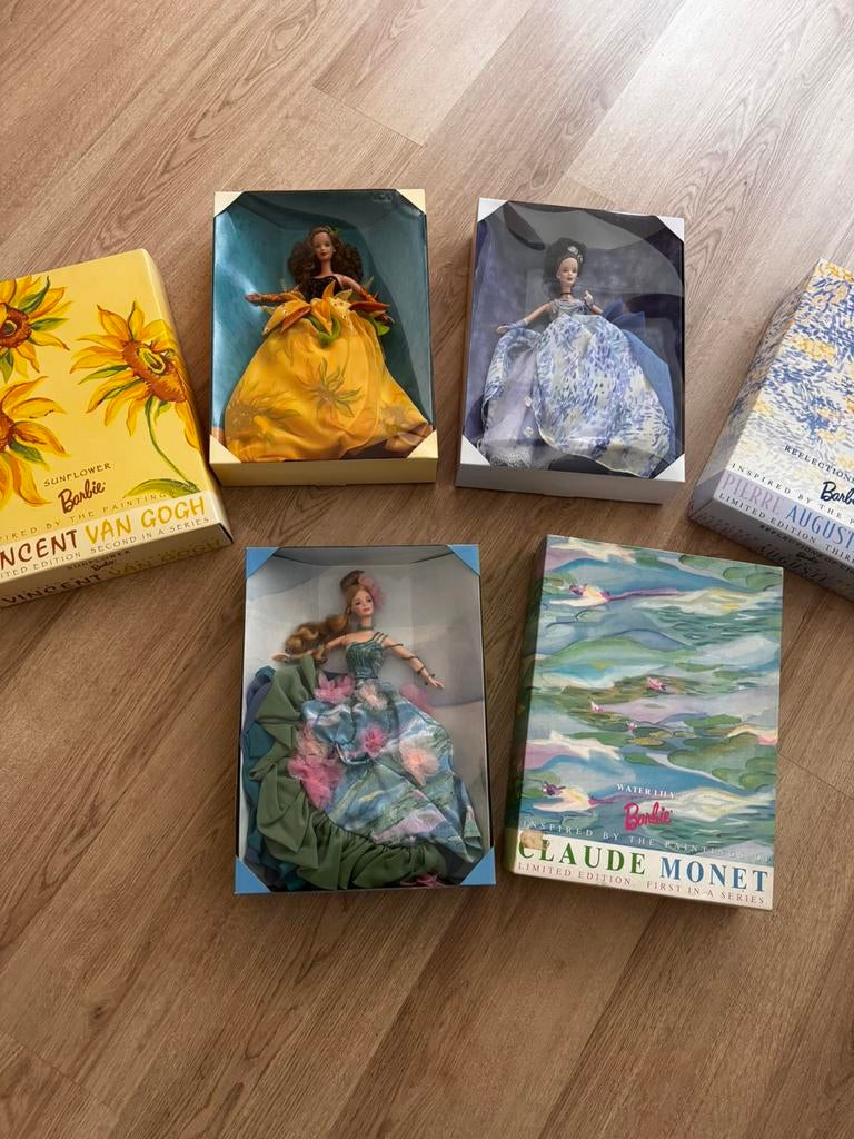 Barbie mattel monet renoir van gogh, Ophalen of Verzenden, Zo goed als nieuw