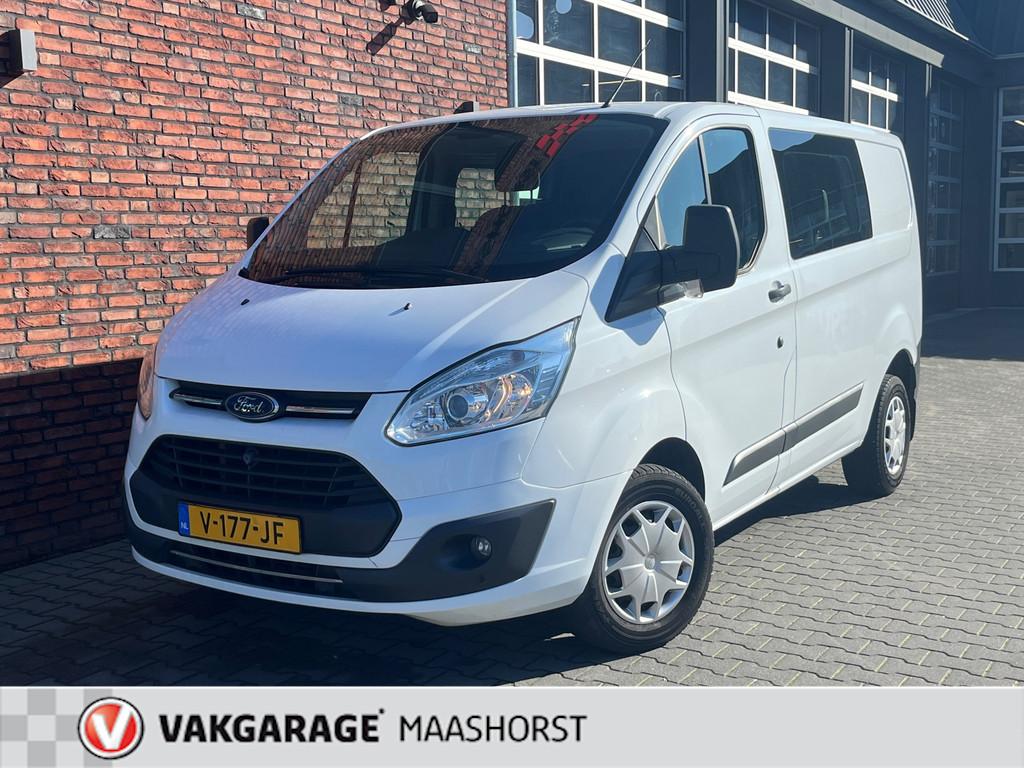 Ford Transit Custom 270 2.0 TDCI L1H1 Trend DC AchteruitrijC, Auto's, Voorwielaandrijving, Stof, Euro 6, 4 cilinders