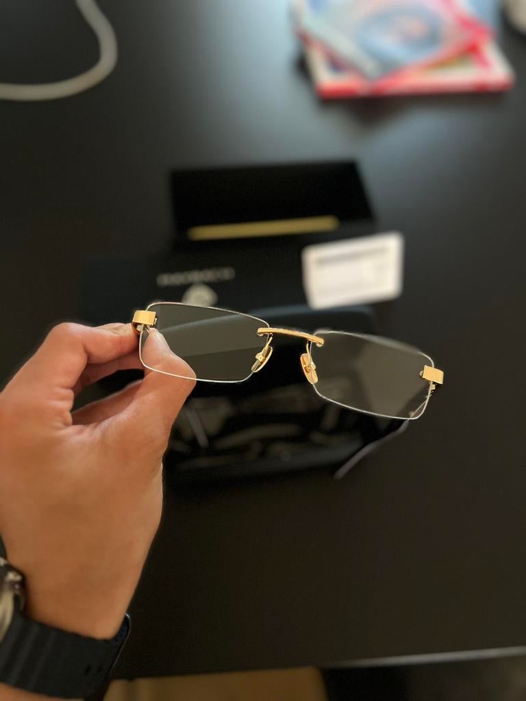 Maybach glasses artist 3, Overige merken, Ophalen of Verzenden, Zo goed als nieuw, Rood