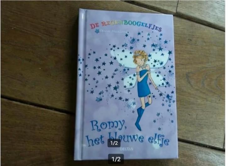 D. Meadows - De regenboogelfjes- 5 Romy, het blauwe elfje, Boeken, Kinderboeken | Jeugd | onder 10 jaar, Zo goed als nieuw, Fictie algemeen