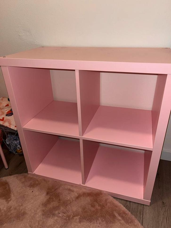 IKEA Vakkenkast Roze, Huis en Inrichting, Kasten | Overige, Gebruikt, Ophalen