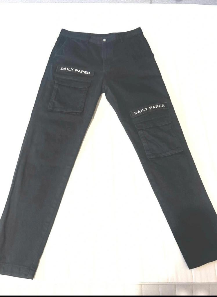 Daily Paper cargobroek, Maat 48/50 (M), Zwart, Ophalen of Verzenden, Daily Paper