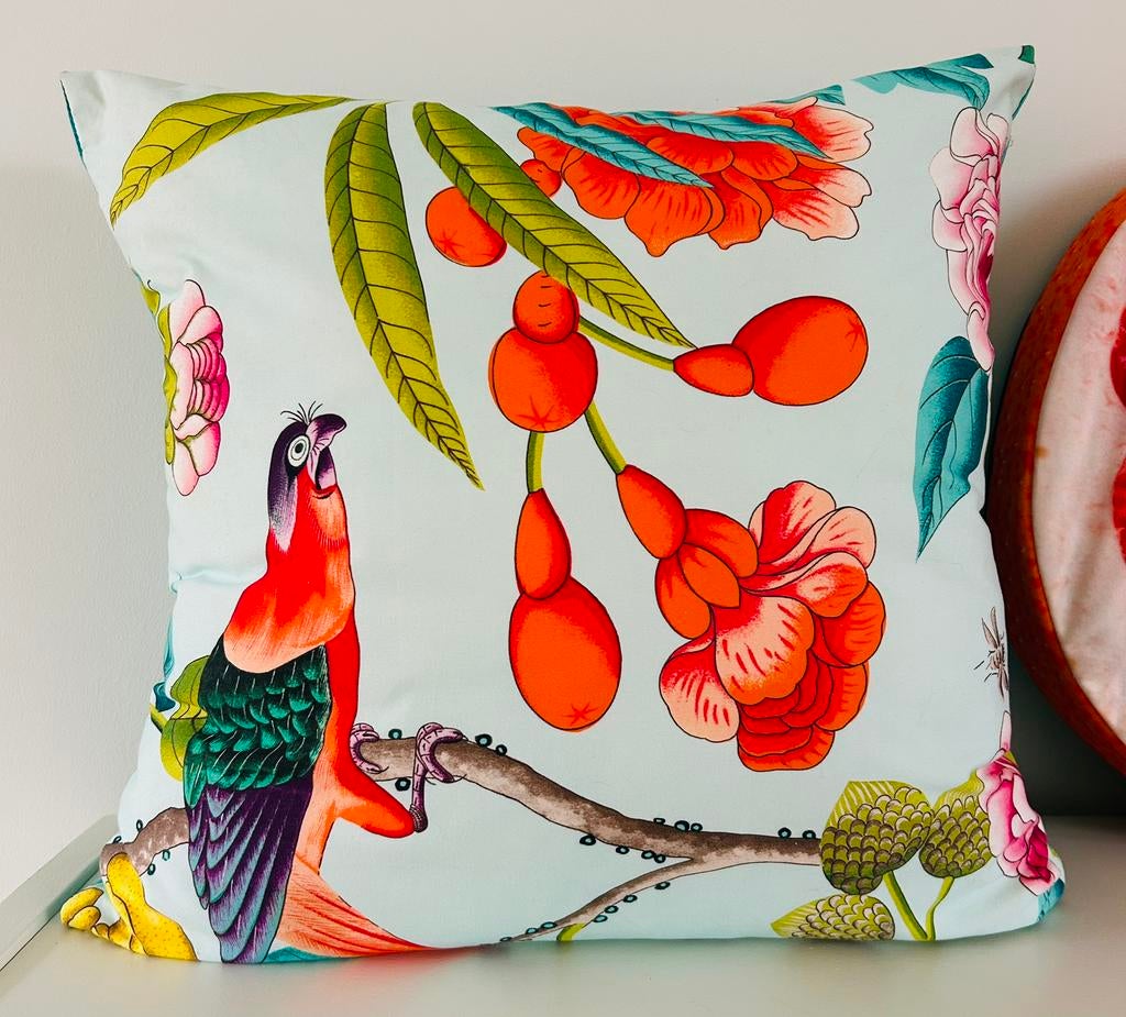 Manuel Canovas Serendip 50 x 50 sier kussen, Huis en Inrichting, Woonaccessoires | Kussens, Ophalen of Verzenden, Nieuw, Vierkant