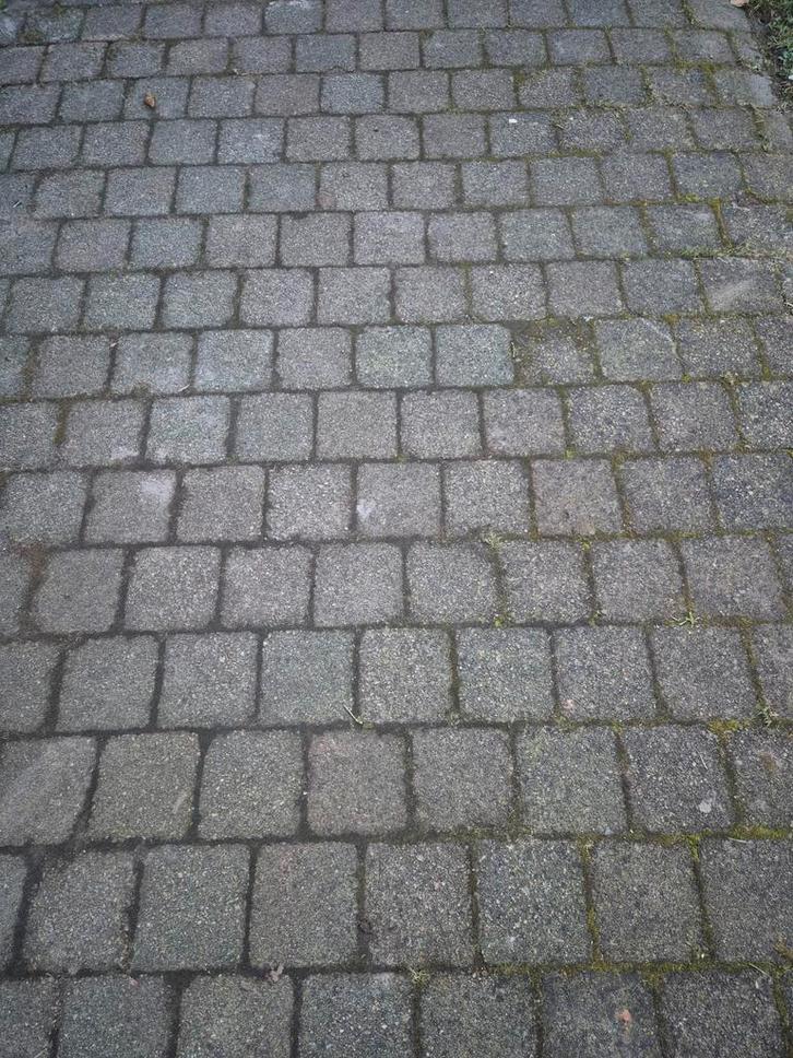 Trommelstenen koppelstones, Tuin en Terras, Tegels en Klinkers, Gebruikt, Klinkers, Beton, Ophalen of Verzenden