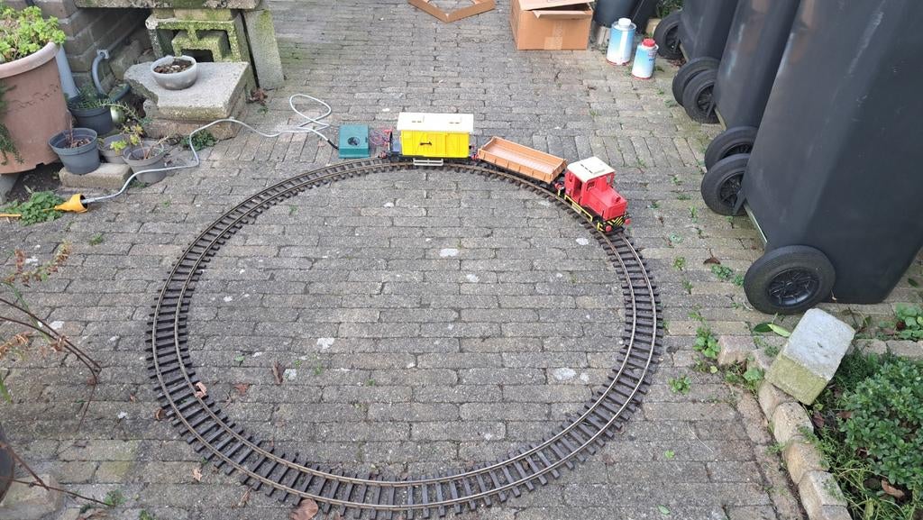 Playmobil/lgb trein 4025, Ophalen of Verzenden, Gelijkstroom, Locomotief, LGB