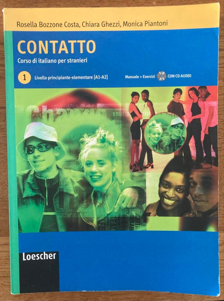 CONTATTO Italiaans leerboek A1-A2, Boeken, Studieboeken en Cursussen, Ophalen of Verzenden, Alpha, Zo goed als nieuw, Overige niveaus
