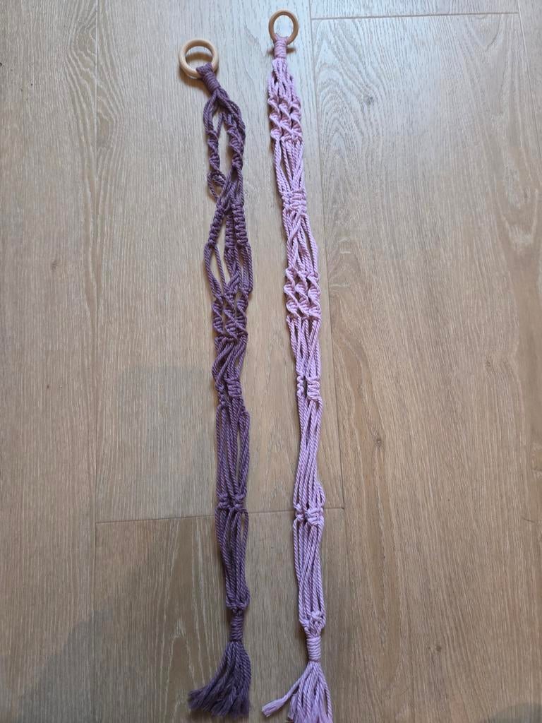 Macrame plantenhanger - Fijn handwerk in diverse kleuren, Ophalen of Verzenden, Nieuw