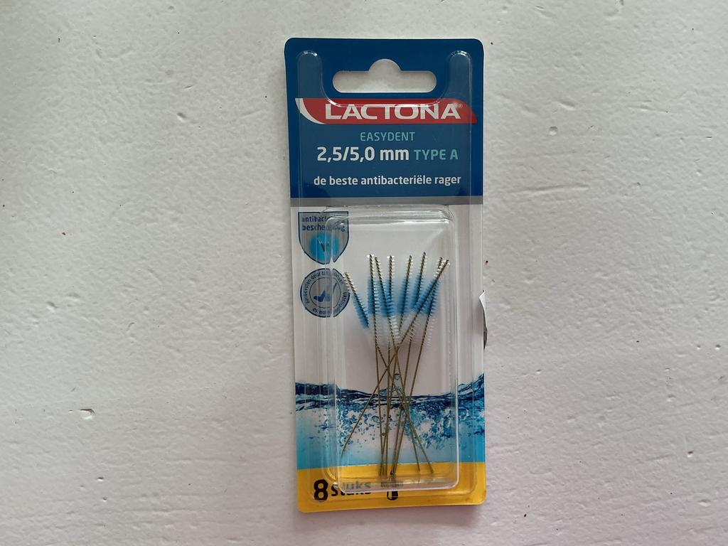Lactona Easydent Tandenragers 2.5/5.0 mm Type A (8 stuks), Ophalen of Verzenden, Nieuw, Overige typen