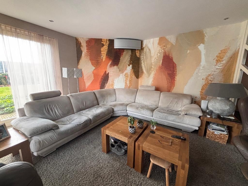 Hoekbank Natuzzi GRATIS, Huis en Inrichting, Banken | Bankstellen, Ophalen, Gebruikt, Hoekbank, 75 tot 100 cm