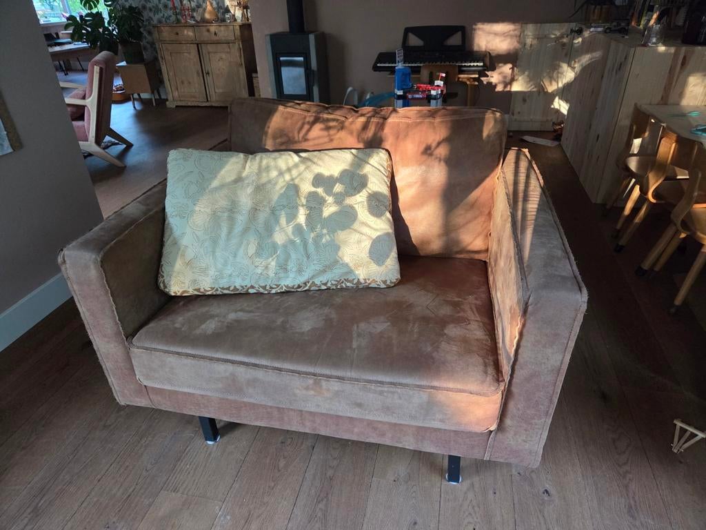 Fauteuil/zitstoel  Woood, Huis en Inrichting, Ophalen, Eenpersoons, Minder dan 150 cm, Leer