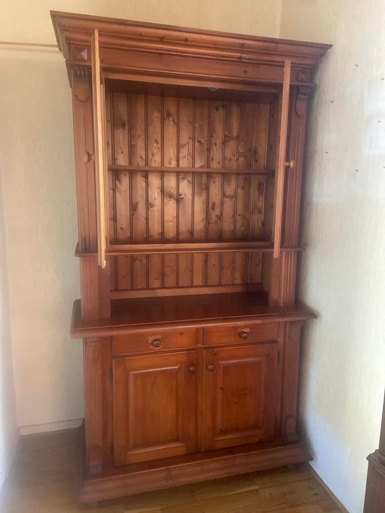 Grenen houten buffetkast, Huis en Inrichting, Gebruikt, 100 tot 150 cm, Ophalen of Verzenden, Met lade(s)