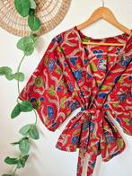 Handgemaakte kimono van India blockprint katoen allsize, Maat 46/48 (XL) of groter, Nieuw, Ophalen of Verzenden, Korte mouw