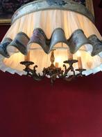 Brocante kroonluchter - hanglamp antiek koperen barok, Ophalen of Verzenden, Gebruikt, Overige materialen